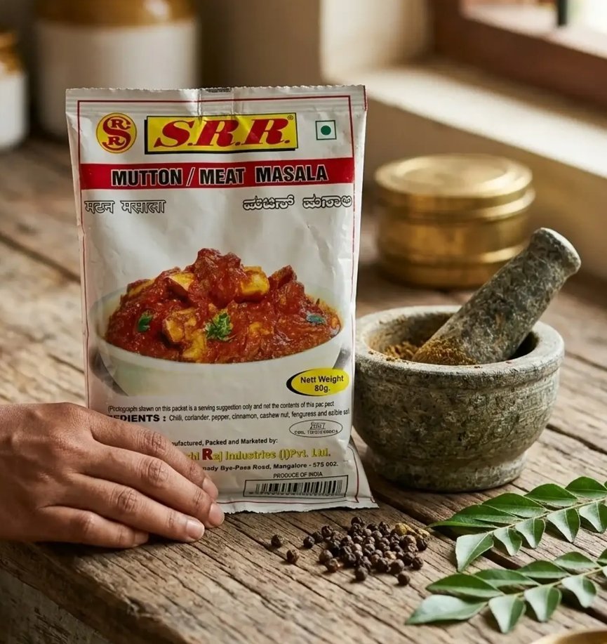 SRR Mutton Meat Masala | Authentic Spice Blend – 80g