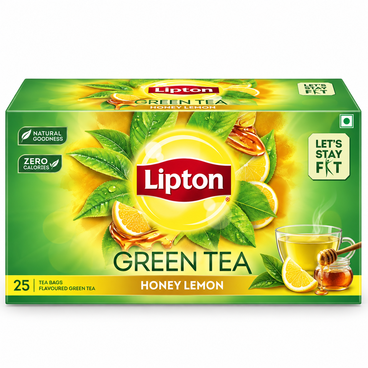Lipton Honey Lemon Green Tea (25 Bags)