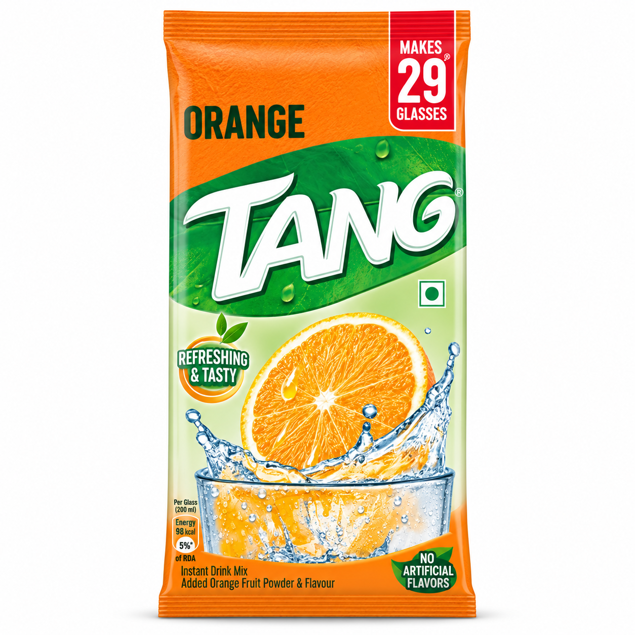 Tang Orange Instant Drink Mix, 500 g Pouch