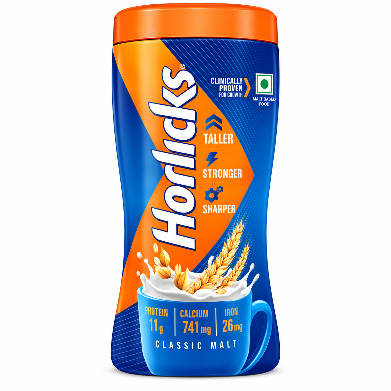Horlicks Nutrition Drink Jar - 500 g - Classic Malt