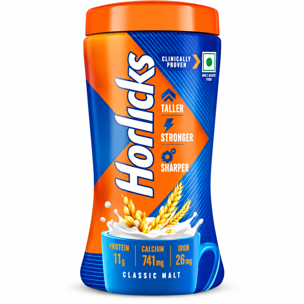 Horlicks Nutrition Drink Jar - 200 g - Classic Malt