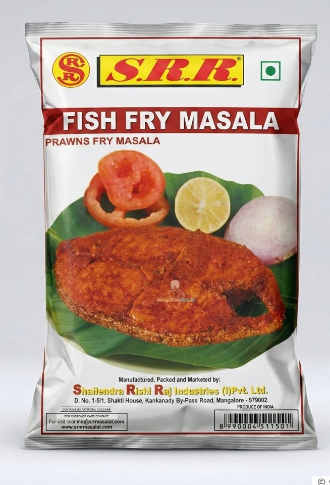 SRR Fish Fry Masala Authentic South Indian Spice Blend 